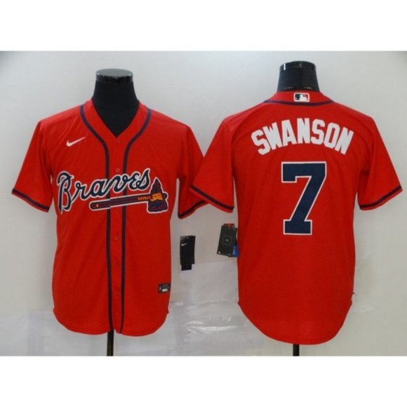 swanson braves jersey